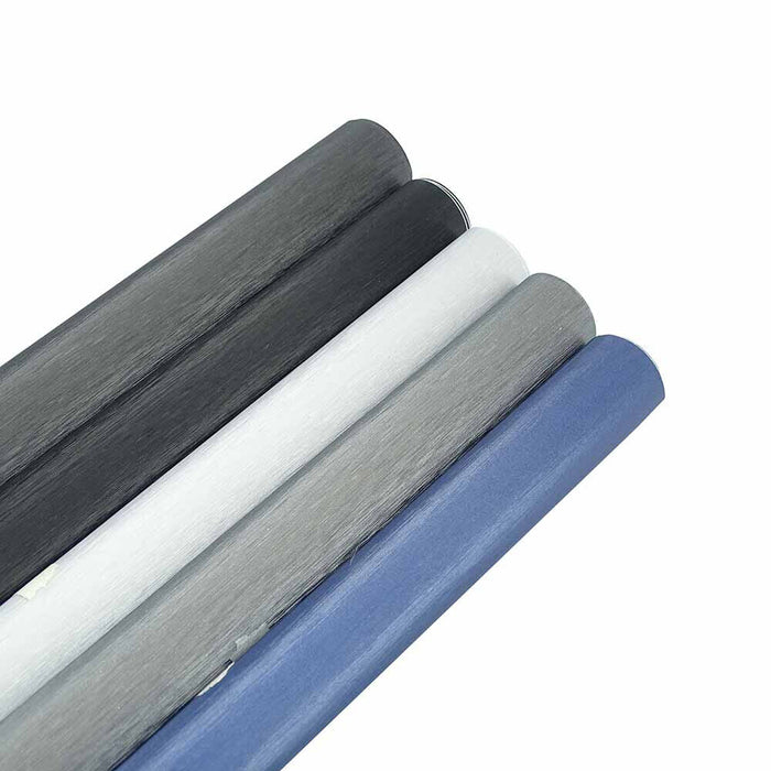 Dark Blue Brushed Aluminium Car Vinyl Wrap Sticker Film vehicle wrapping 'Air Free' UK