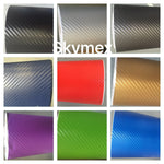 Vinyl Wrap 3D Carbon Sheet Various Colours Air Bubble Free car wrap