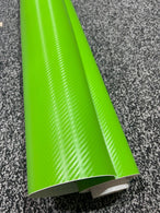 3D-Carbon-Fiber-Vinyl-Car-Wrap-Sheet-Roll-Film-Car-stickers-Decals-Vehicle-GREEN