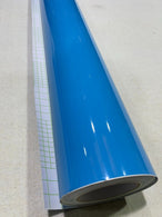 Gloss Light Blue Vehicle Vinyl Wrap Super Gloss Blue Sticker Decal Film Air Free Car wrapping UK