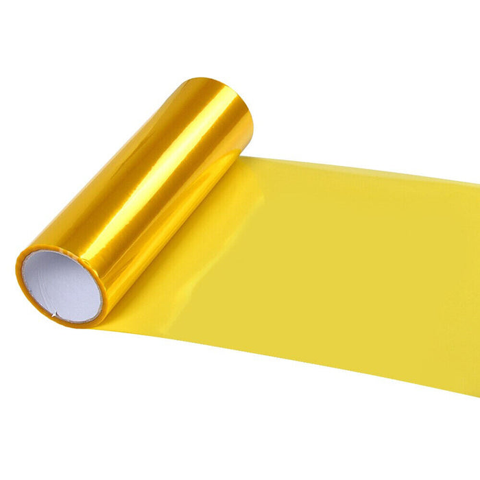 Yellow Car Tinting Light film Headlight Taillight Transparent Vinyl wrapping sticker